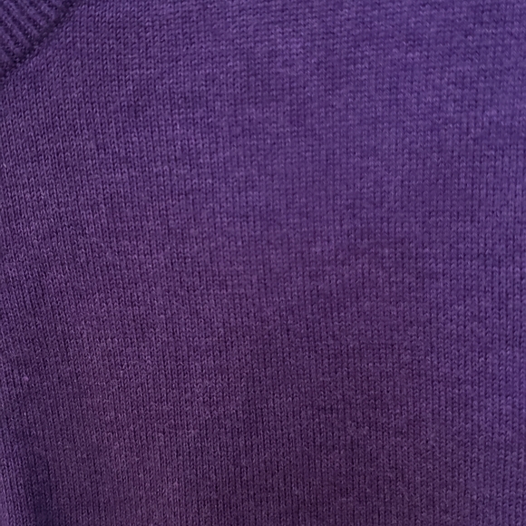 Jos. A. Bank 1/4 Zip Pima Cotton Purple Sweater - Picture 3 of 7
